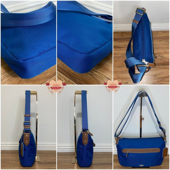 💙Coach Fabric-Polyester W/ Leather Bag💙 - Picture 3 of 16